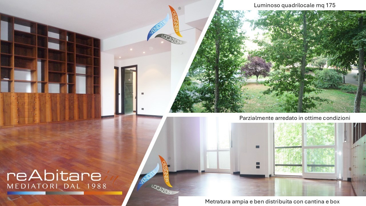 Piazza Firenze. Accogliente  QUADRILOCALE parzialmente arredato con cantina e box